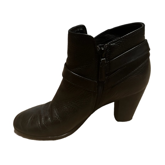 GUC Cole Haan Belted Black Booties 38 - Picture 6 of 8